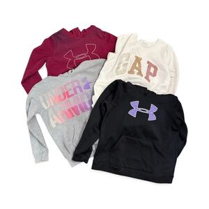 Youth Sweatshirt Bundle- Under Amour and Gap (read description for sizing info)